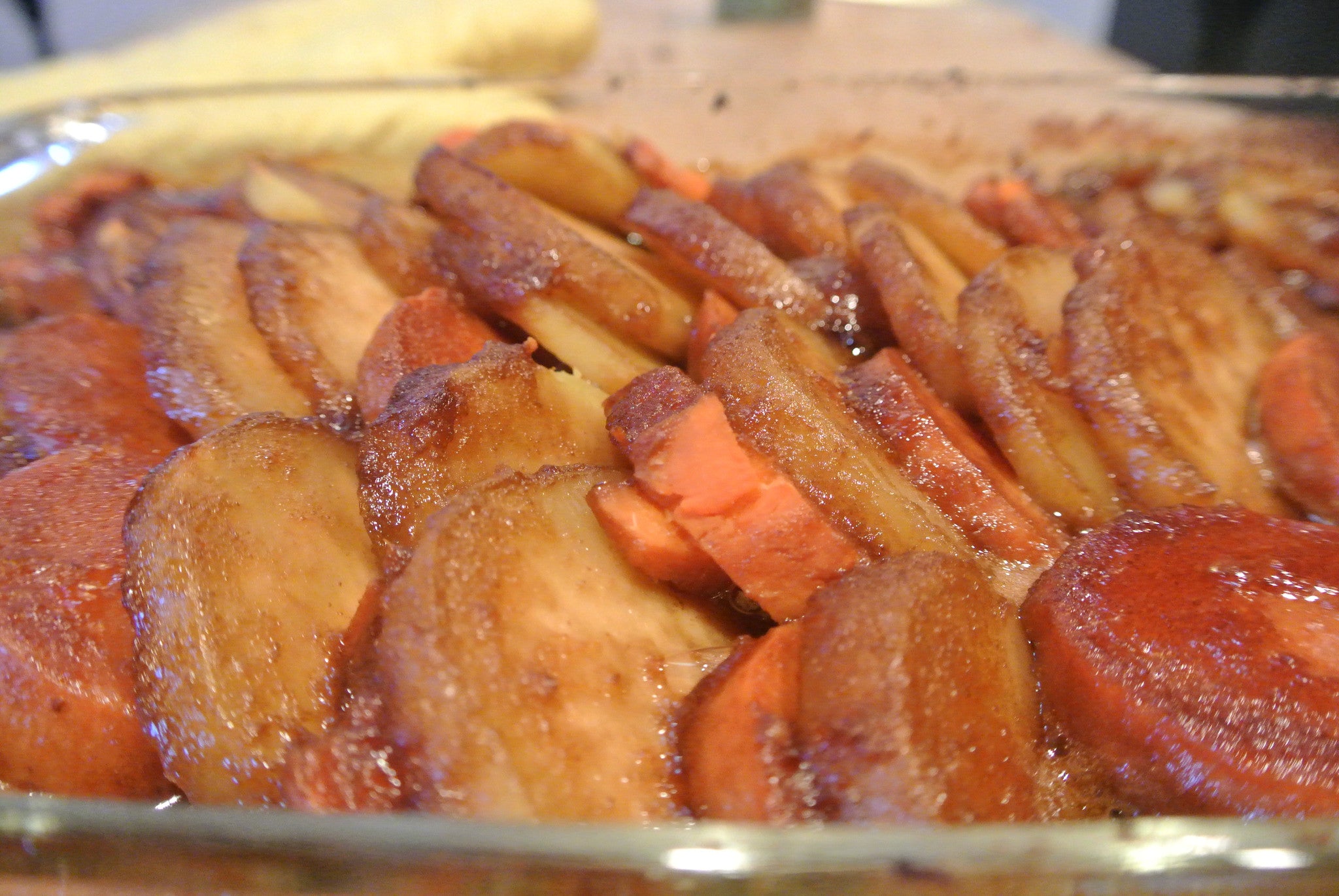 Pomegranate Molasses Sweet Potatoes