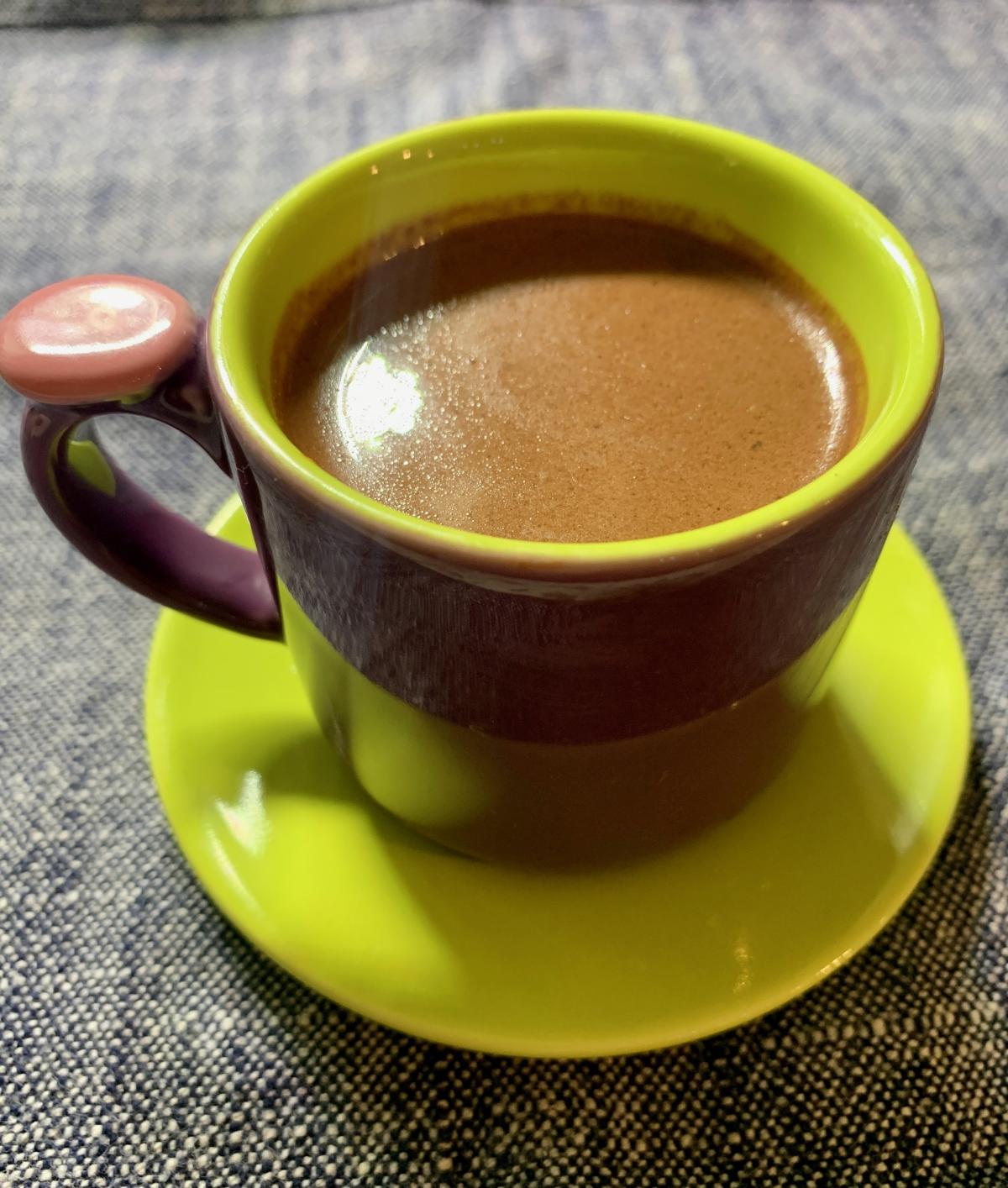 Spiked Raspberry Hot Chocolate