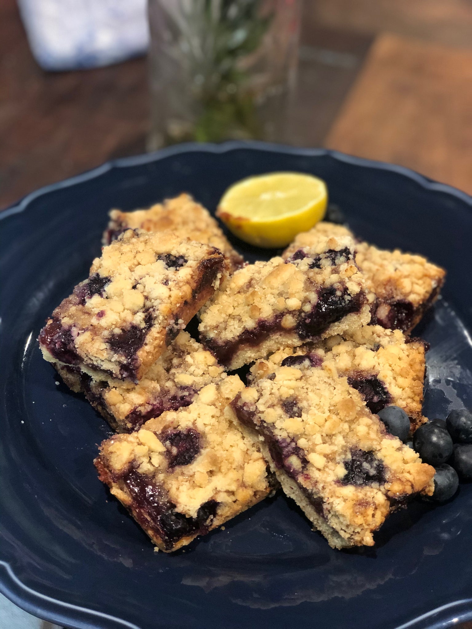 Raspberry Blueberry Bars