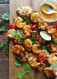 Tangerine Chili Grilled Shrimp