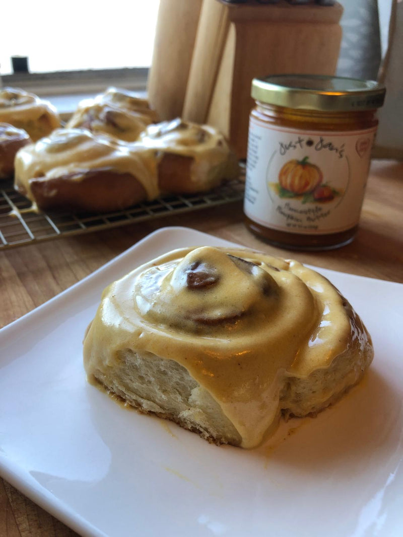 Just Jan's Pumpkin Cinnamon Rolls - by Lauren and Alyx Hogrewe