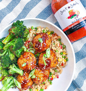 Spicy Orange Chicken Meatballs