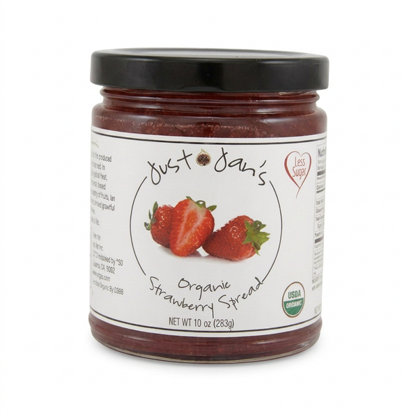 Organic Strawberry Spread jar